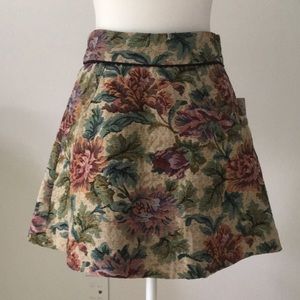 Free People Tapestry Mini Skirt